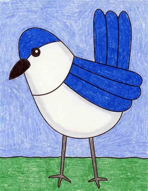 How To Draw An Easy Bird · Art Projects For Kids