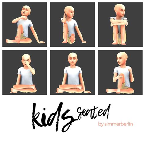 Kids Seated Sims 4 Children Sims 4 Blog Sims 4 Toddler