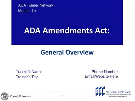 Ppt Ada Amendments Act Powerpoint Presentation Free Download Id437247