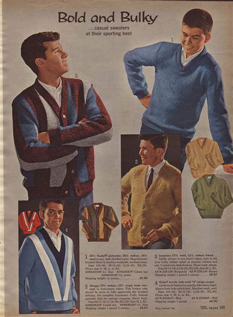 Men’s Fashion Ads From Catalogs In The 1960s ~ Vintage Everyday