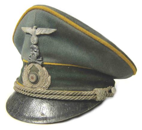 Ww2 German Army Cavalry Officers Visor Cap