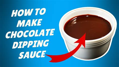 How To Make Chocolate Dipping Sauce Ways Youtube