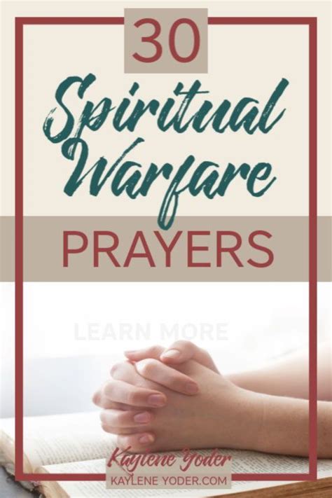Combat The Enemy And Temptation Through The Power Of Prayer Let These