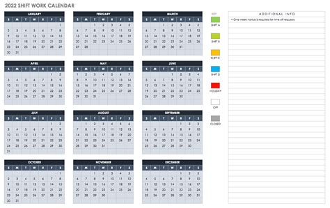 Free Excel Calendar Templates 2023
