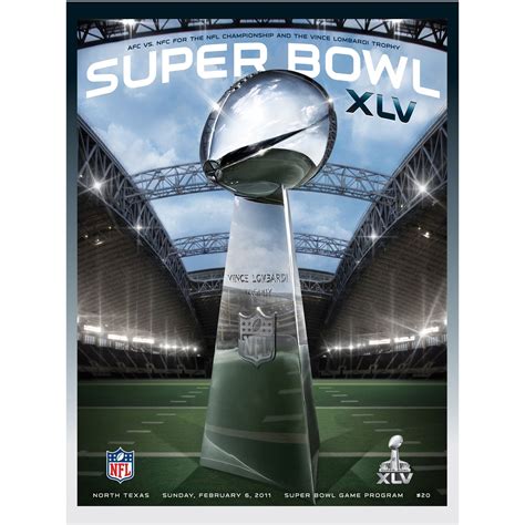 Fanatics Authentic 2011 Packers Vs Steelers 36 X 48 Canvas Super Bowl Xlv Program In 2022