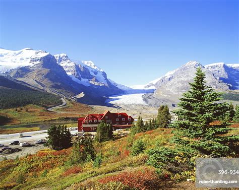 Athabasca Glacier Columbia Icefield Jasper Stock Photo