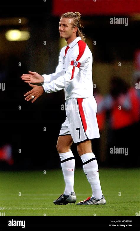 Captain David Beckham The Friendly International Between England