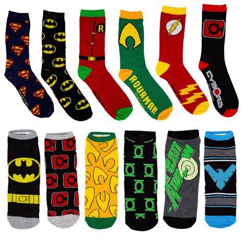 Dc Comics 12 Pairs Socks T Giving Box Sock Ts Socks Ts