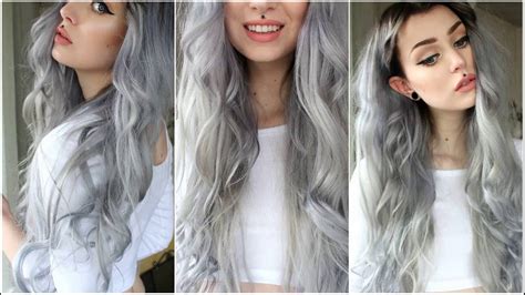 How To Get Silver Hair Without Bleach At Home Naturally