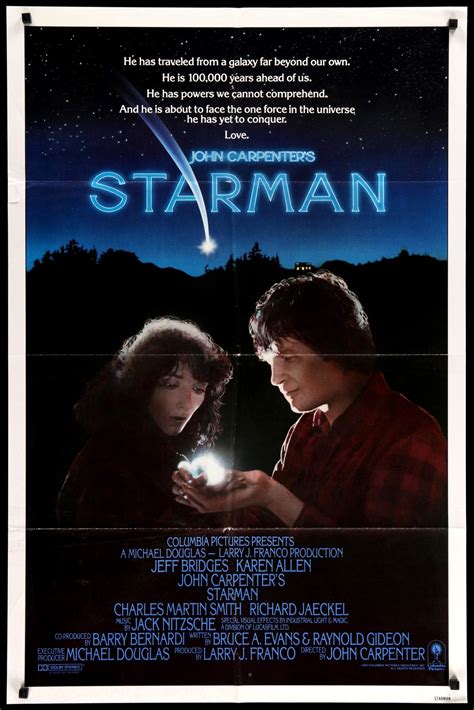 Starman (1984) Original One-Sheet Movie Poster - Original Film Art ...