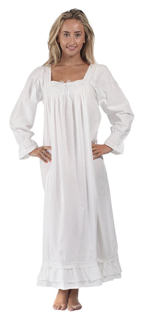 The 1 For U Damen Nachthemd Martha Amazonde Bekleidung Night Dress Night Gown