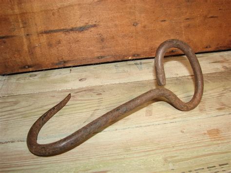 Antique Cast Iron Farm Tool Hay Bale Hook By Thelongacreflea