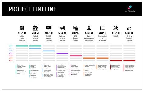 Project Plan Timeline Infographic Venngage Project Timeline