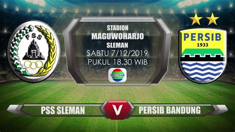 Liga 1 Pss Sleman Vs Persib Bandung Youtube
