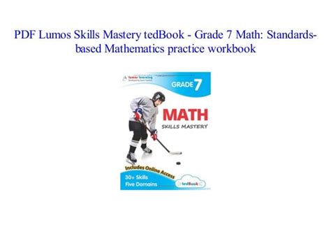 Pdf Lumos Skills Mastery Tedbook Grade 7 Math Standards Based