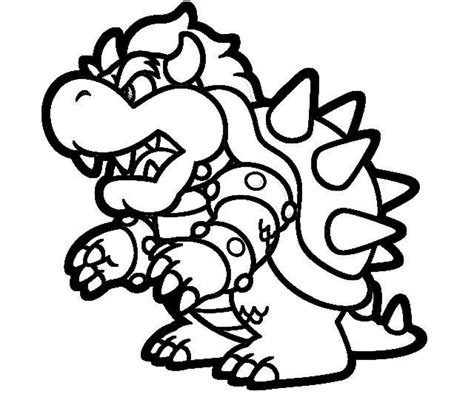 Mario coloring pages bowser super drawing fish rainbow monster luigi draw bros kart cartoon dragoart. Printable Super Mario 3D Land Bowser Characters Coloring ...