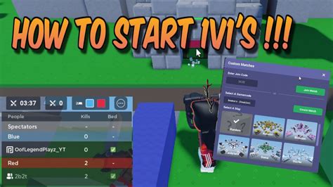 How To 1v1 In Roblox Bedwars And Start Custom Matches Tutorial