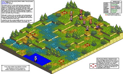 Tactics Ogre The Knight Of Lodis Battle 13 Naja Map Png