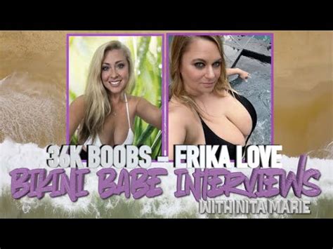 K Boobs Erika Love Bikini Babe Interviews Nita Marie Christian