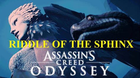 How To Solve The Riddle Of The Sphinx In Assassin S Creed Odyssey Youtube