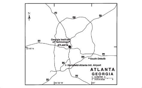 Atlanta Georgia Map Location