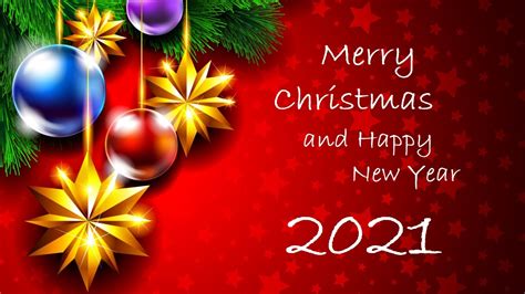 1600x900 Happy New Year Merry Christmas 2021 Greeting 1600x900