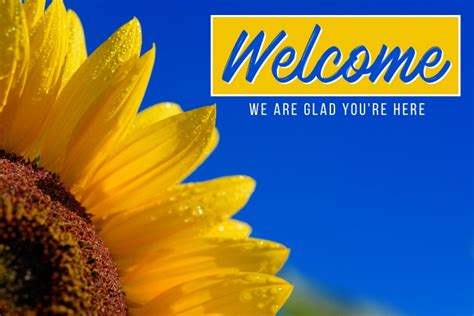 Copy Of Welcome Poster Postermywall