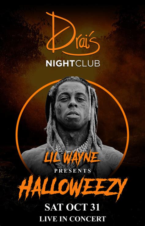 Lil Wayne Las Vegas Tickets Sat Oct 31 Drais Nightclub