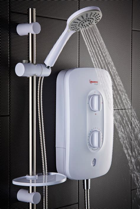 Redring Bright Kw Electric Instantaneous Shower White Model Rbs Water Heater Ebay
