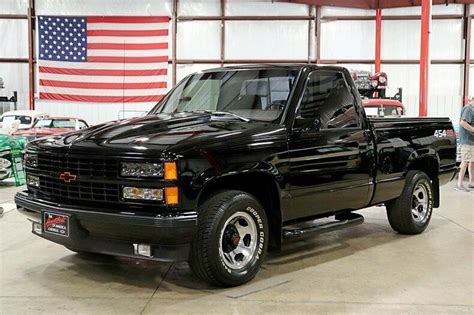 1990 Chevrolet 1500 454 Ss 70521 Miles Black Pickup Truck 454ci V8