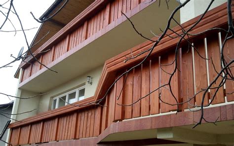 Drewniane Balkon System Balustrady I Schody