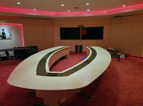 Large Customized Boardroom Tables Ambience Doré
