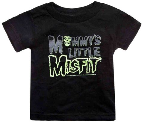 Misfits Kidstoddler T Shirt Tee Mommys Little Misfit Punk Baby