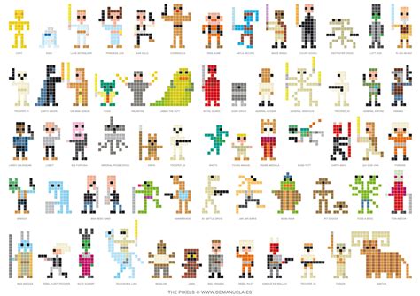 Star Wars Pixels Diseño De Personajes Domestika