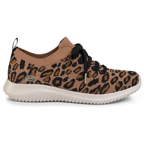 Zapatillas Skechers Ultra Flex Safari Tour 13128lpd Leopard Zapatoses