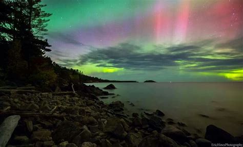 Aurora Borealis Northern Lights Michigan Pure Michigan