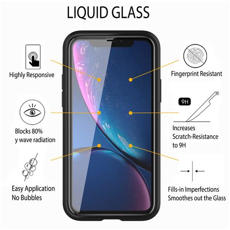 Liquid Glass Screen Protector With 350 Screen Replacement Guarantee