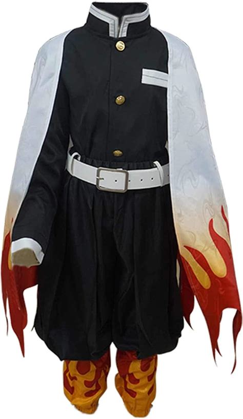 Kids Demon Slayer Rengoku Kyoujurou Cosplay Costume Outfit