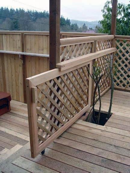 Call 0113 201 6677 for a quote. Top 50 Best Deck Gate Ideas - Backyard Designs