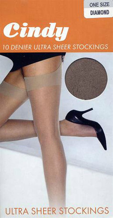 Cindy Denier Ultra Sheer Stockings In Shades Freepost Ebay