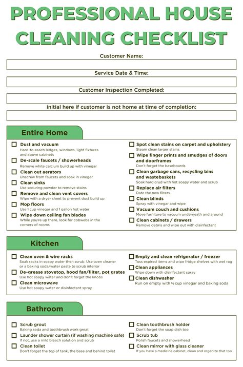 9 Best Images Of Printable Room Cleaning Checklist Free Printable