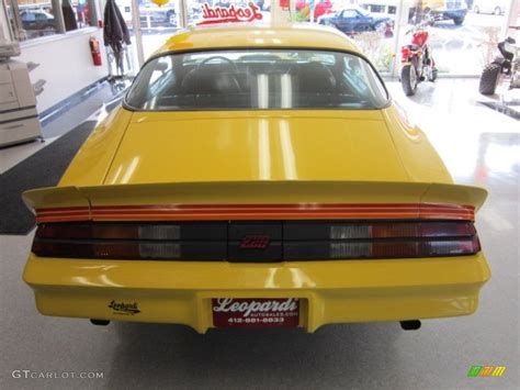 1980 Bright Yellow Chevrolet Camaro Z28 Sport Coupe 56760955 Photo 4