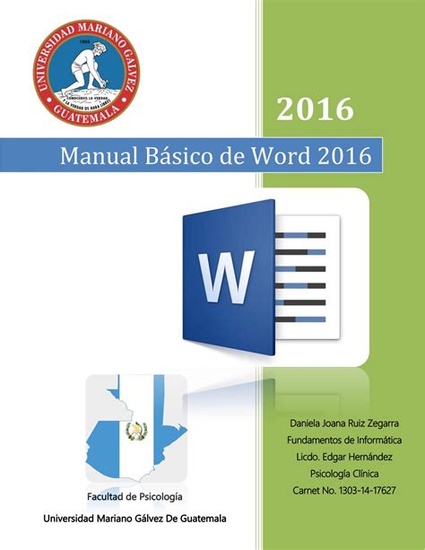 Manual Básico De Word 2016 By Daniela Issuu