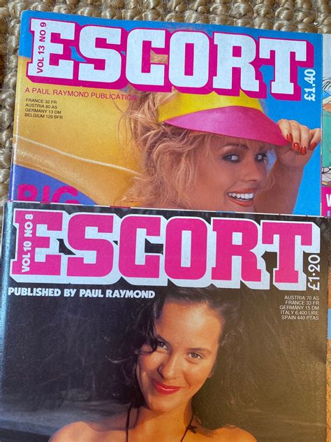 escort magazine vintage 1990s in excellent condition choose etsy