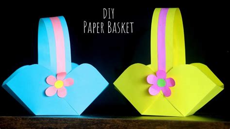 Diy Paper Basket Easy Easter Basket Ideas Paper Craft Ideas For