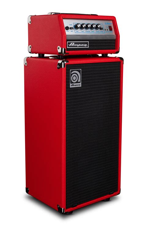 Ampeg Micro Vr Stack Red Limited Edition 2x10 200w Bass Amp Stack