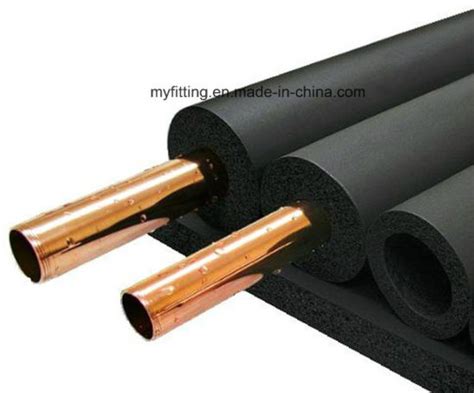 China Hot Sale A C Pe Covered Insulation Copper Pipe Insulated Copper Tube For Air Conditioning