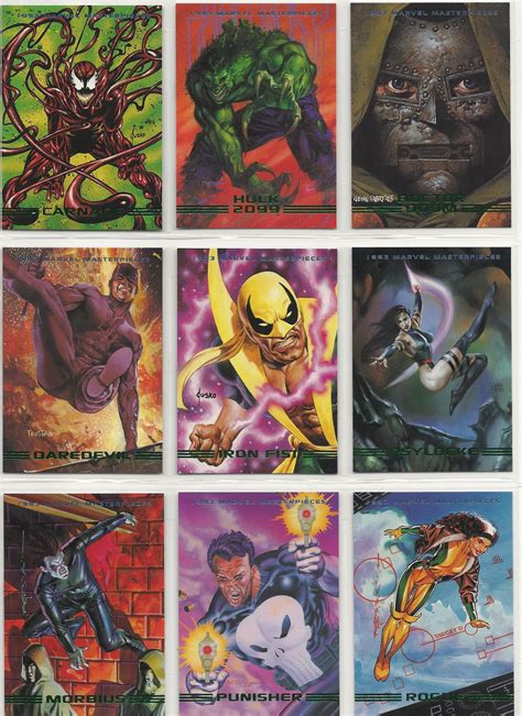 1993 Marvel Masterpieces Cards 19 27