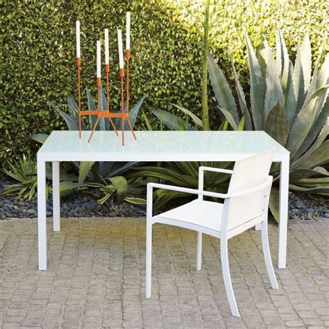Check spelling or type a new query. Modern white glass top outdoor table