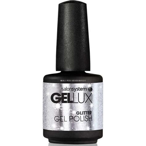 Gellux Profile Luxury Professional Gel Nail Polish Silver Crystal